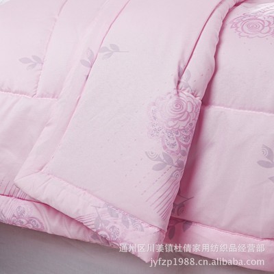 【生態玫瑰木棉 磨毛印花夏被 空調被 批發零售】價格,廠家,圖片,通州區川姜鎮杜倩家用紡織品經營部-